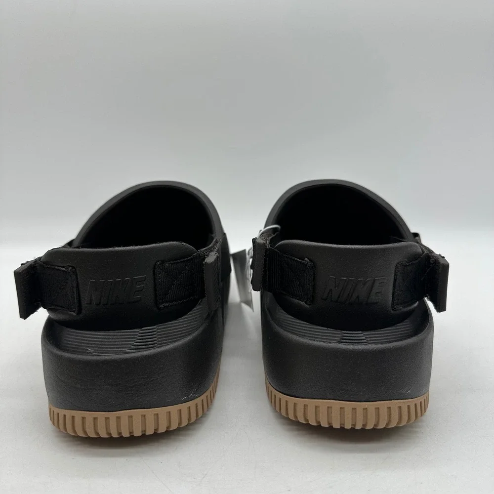 Nike FD5130-203 Mens Size 10 Calm Mule Velvet Brown Hemp Gum Slip On Clog Sandal